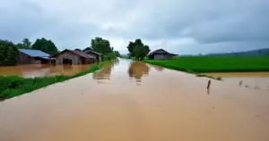 မဒယာမြို့နယ် စေတဝ်ကြီးဆည်မှ ရေလွှတ်ချမှုကြောင့် ကျေးရွာများနှင့် မန္တလေး-မောကောင်လမ်းတွင် ရေကြီးနေ