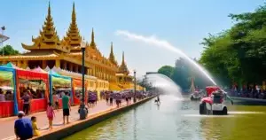 မန္တလေး သင်္ကြန် ရေပက်ပွဲတော် — နေရာများနှင့် အစီအစဉ်