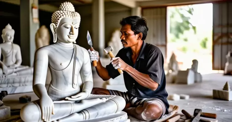 မန္တလေး ကျောက်ထု ပန်းပုဆရာ၏ ဘဝဇာတ်ကြောင်း — ကျောက်နှင့် အသက်ရှင်သန်ခြင်း
