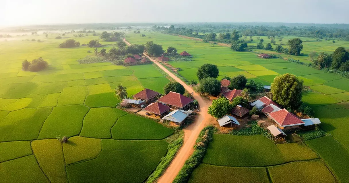 မန္တလေးတိုင်း မြင်းကန်မြို့နယ် ကျေးရွာဧရိယာ