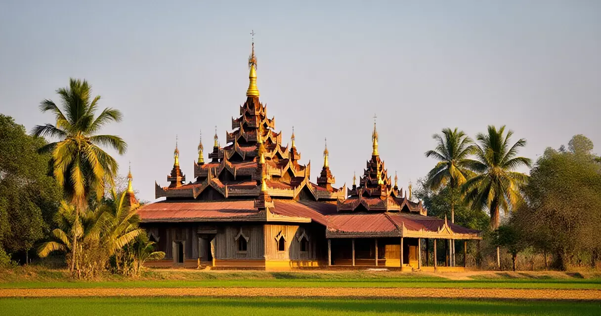 မန္တလေးဒေသ ရှေးဟောင်းကျောင်းတော်ကြီး၊ သဘာဝအလင်းရောင်ဖြင့်
