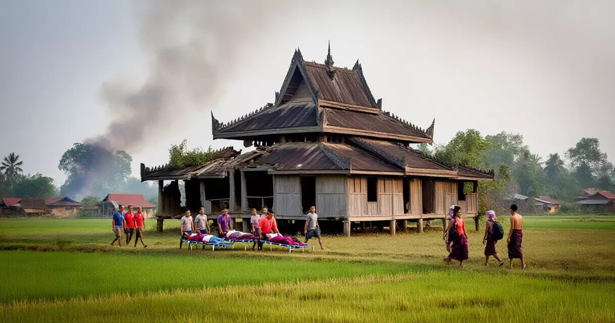 မြောင်မြို့နယ် ဘာသာရေးဒဏ်ရာဆိုင်ရာ မြင်ကွင်း